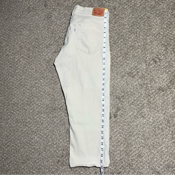 Women’s crop Light khaki capri jeans. Size 8 - Picture 8 of 12